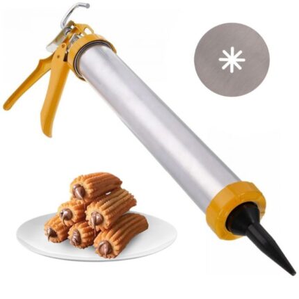 Churrera Tradicional Pistola Galletas Metalico Salchicha