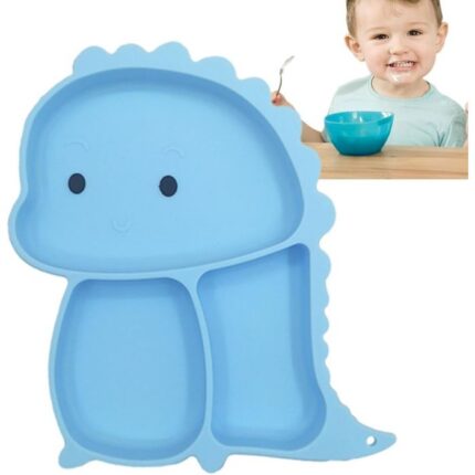 Plato De Silicona Ventosa Divisiones Bebe Infantil Sopapa