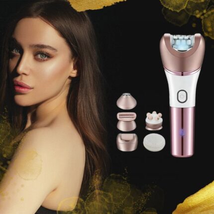 Depiladora Eléctrica 6 En 1 Facial Cuerpo Masajeador USB