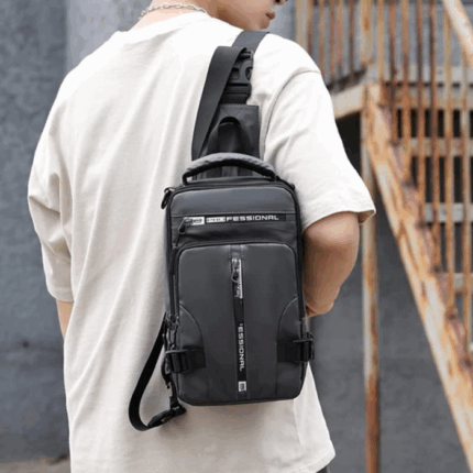 Morral Antirrobo Con Conexión USB Negro