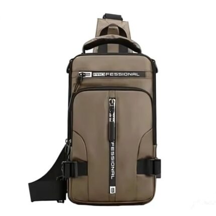Morral Antirrobo Con Conexión USB Dorado